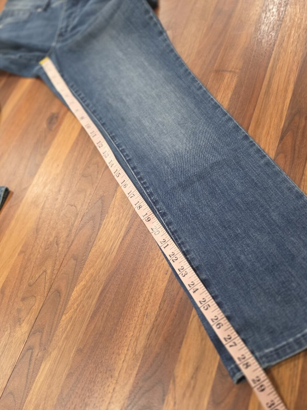 NYDJ Marilyn Straight Cool Embrace Lift Tuck Classic Blue Denim Jeans Size 8P - Picture 4 of 10